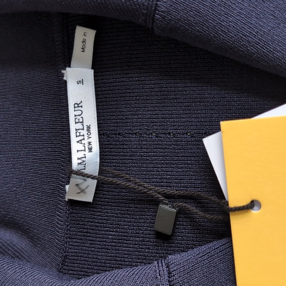 NWT MM LAFLEUR The Merritt Jardigan Jersey Blazer Navy Women's Size Small - Picture 4 of 12